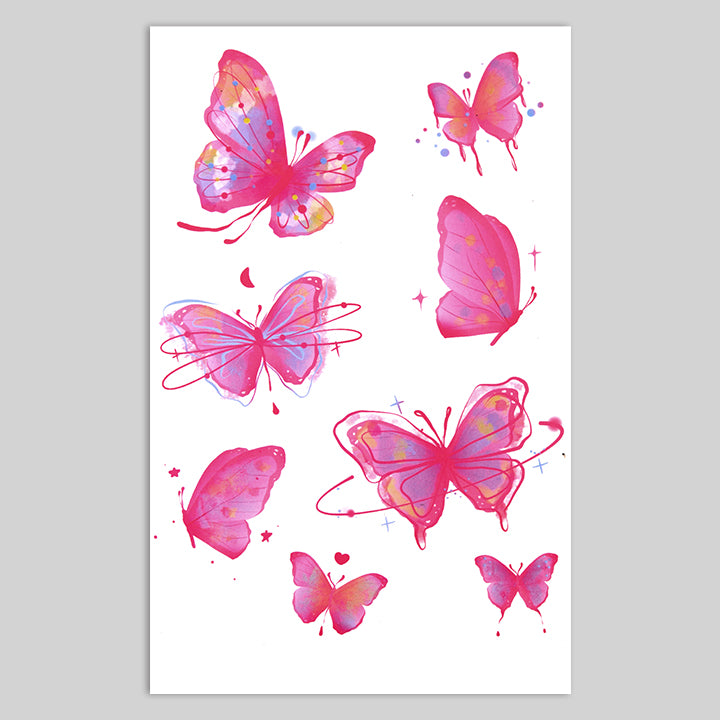 Romance Wings Temporary Tattoos