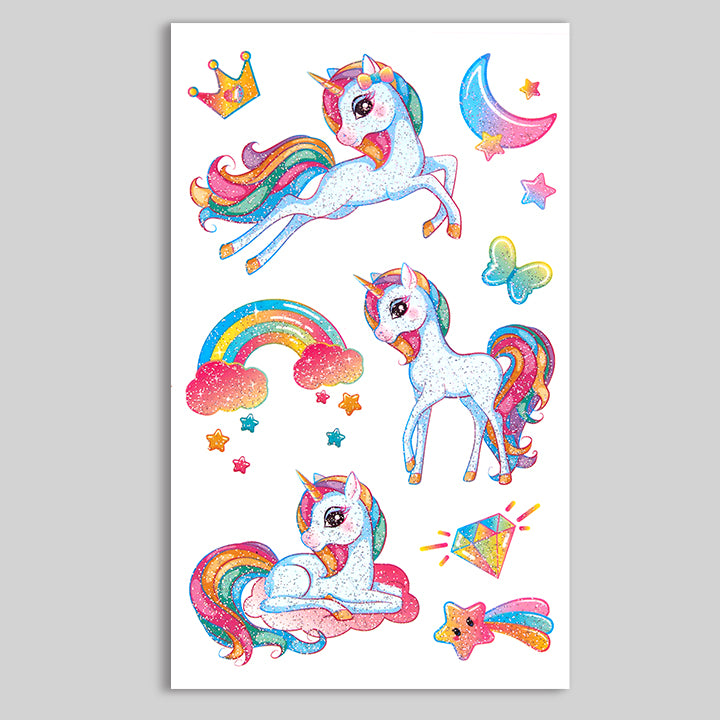 Mystical Unicorn Temporary Tattoos