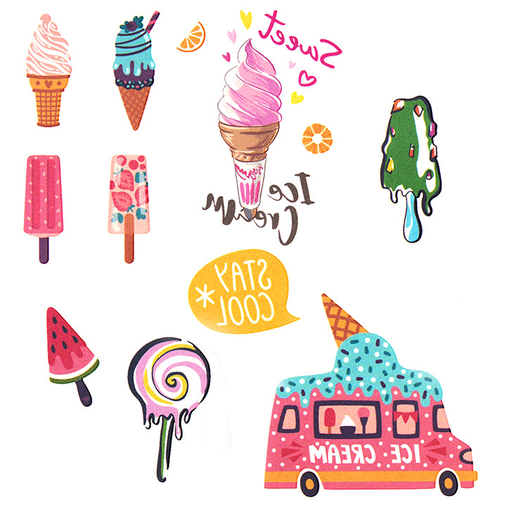 Sweet Treats Sticker Tattoo