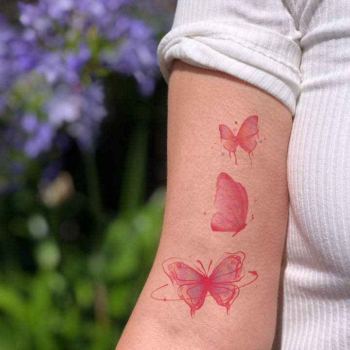 Romance Wings Temporary Tattoos
