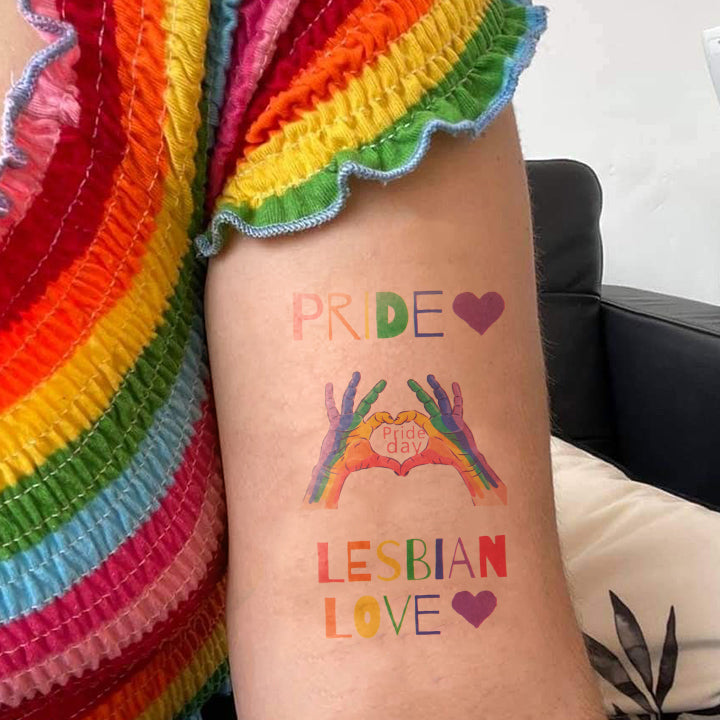 Rainbow Ally Temporary Tattoo Kit