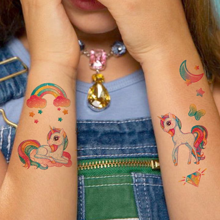 Mystical Unicorn Temporary Tattoos
