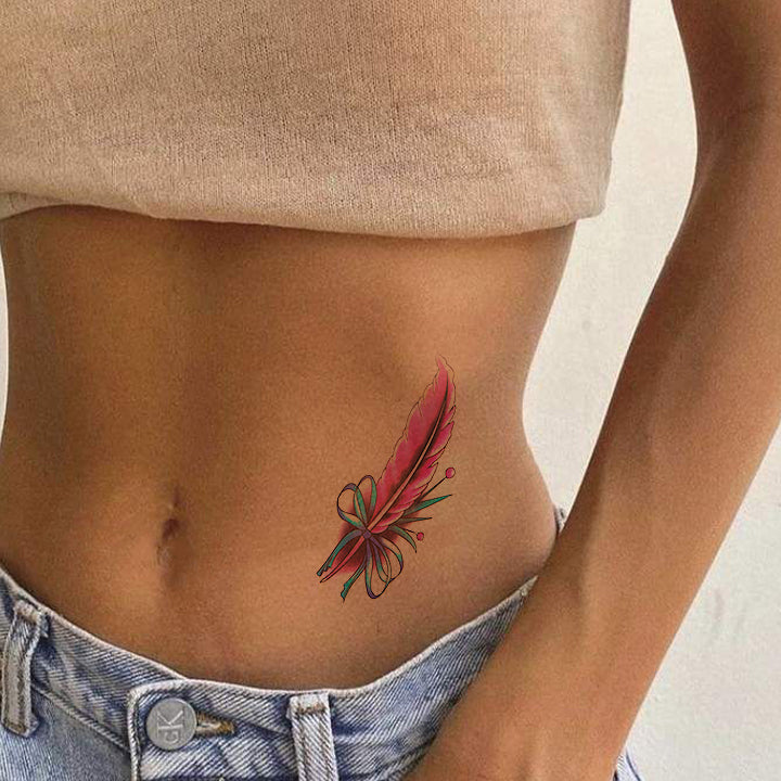Feather Whispers Temporary Tattoo Set