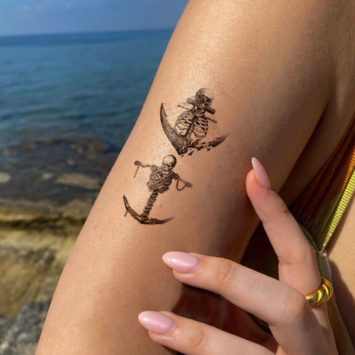 Skull Art Temporary Tattoo Collection